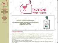 Website van Taveirne Wines - Spirits 
