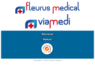 Website van Fleurus Médical 