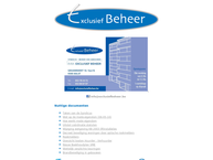 Website van Exclusief Beheer BVBA 