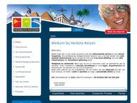 Website van Herbots Reizen BVBA 