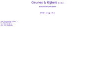 Website van Geunes & Gijbels BVBA 