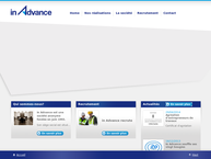 Website van In Advance SA 