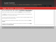 Website van Luca Cuisine 