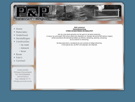 Website van P & P Construct BVBA 