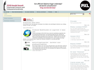 Website van PCVO Handel Hasselt 