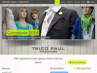 Website van Tricot Paul Fashion 