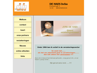 Website van De Haes bvba, Verzekeringen De Haes 