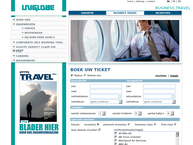 Website van UNIGLOBE B&L Travel NV 