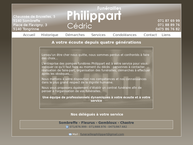 Website van Funérailles Cédric Philippart 