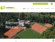 Website van Tennis Club Le Roseau SPRL 