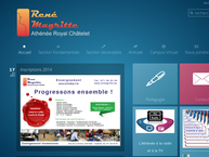 Website van Athénée Royal René Magritte, Secrétariat 