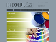 Website van Drukkerij Claes Papierhandel 