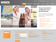 Website van Dessol nv 