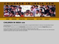 Website van Children in India vzw 