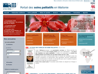 Website van Plate-Forme de Soins palliatifs de l Est 