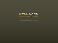 Website van Gold Land 