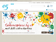 Website van E5-Mode 