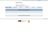 Website van Garage Stefaan Samyn 