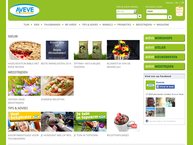 Website van Aveve 