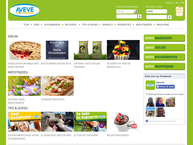 Website van Aveve 
