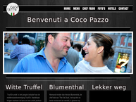 Website van Coco Pazzo 