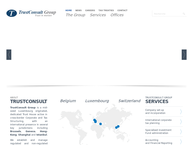 Website van Trustconsult Belgium SA 