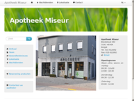 Website van Apotheek Miseur Katrien 