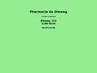 Website van Dieweg (Pharmacie du) 