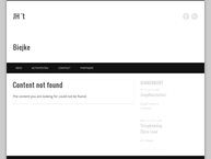Website van Jeugdhuis t Biejke 