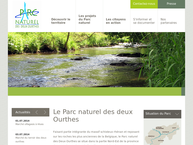 Website van Parc Naturel des 2 Ourthes 