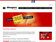 Website van Despec Supplies BV 