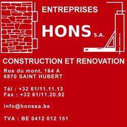 Entr.Hons et Cie sa, Entreprise Hons