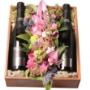 colis champagne et fleurs de la boutique fleurs mathy de wavre