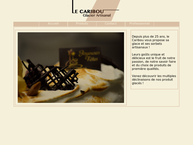Website van Glacier Le Caribou 