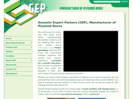 Website van Gosselin Export Packers 