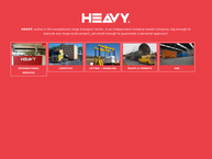 Website van Heavy International Services NV 