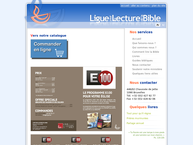 Website van Ligue Pour La Lecture De La Bible 