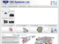 Website van Ogi Systems Europe 