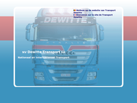 Website van Transport DeWitte Nv 