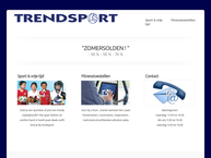 Website van Trendsport 