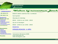 Website van Tuincentrum Berckmoes BVBA 