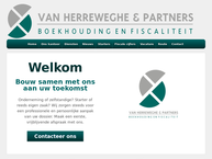 Website van Van Herreweghe & Partners CVBA 