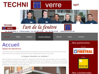 Website van Techni-Verre SPRL 