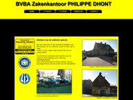 Website van Dhont Philippe Zakenkantoor bvba 