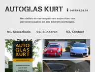 Website van Autoglas Kurt BVBA 