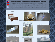 Website van Château Bleu 