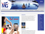 Website van Mg Travel Office 