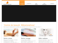 Website van Institut Métamorphose Esthétique Beaufays 
