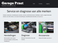 Website van Garage Rudi Praet 
