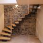 Escalier Fer-inox-chêne